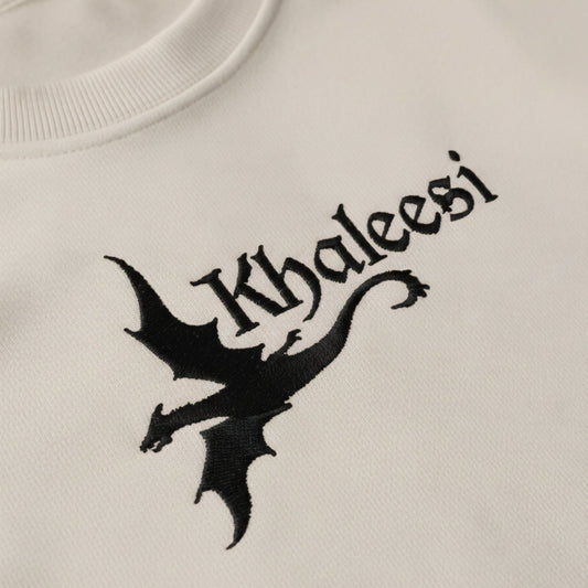 Embroidered Sweatshirt : Khaleesi - Game of Thrones - Slay Hoodies