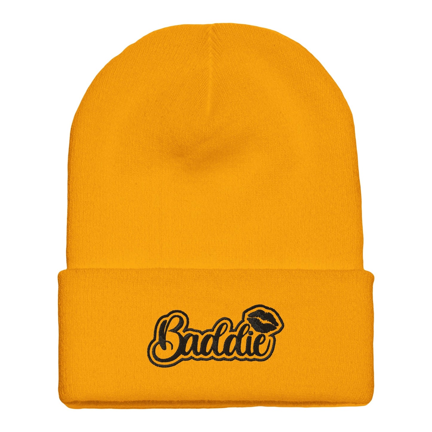 Premium Cuffed "Baddie" Embroidered Beanie - Slay Hoodies