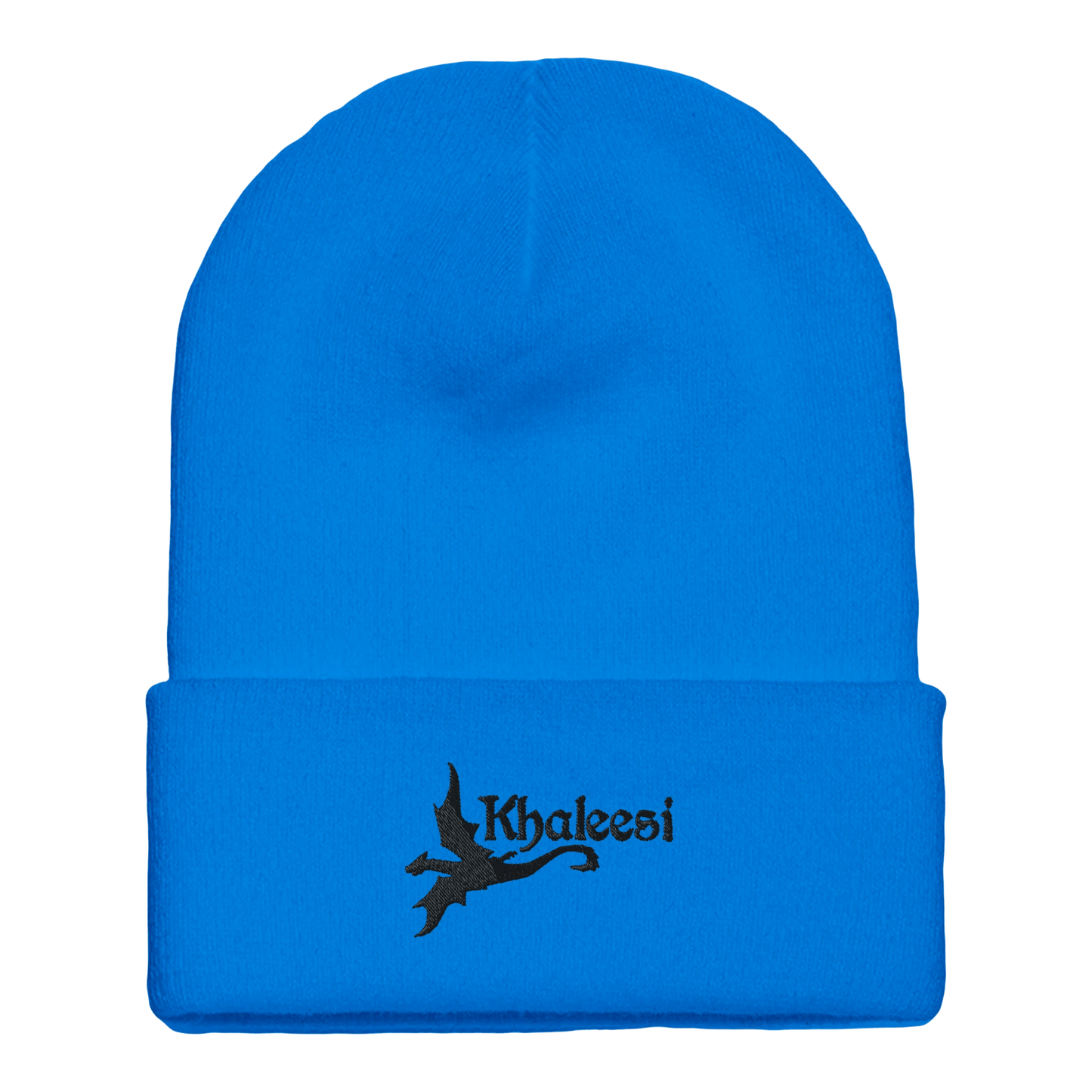 Premium Cuffed "Khaleesi" Embroidered Beanie - Slay Hoodies