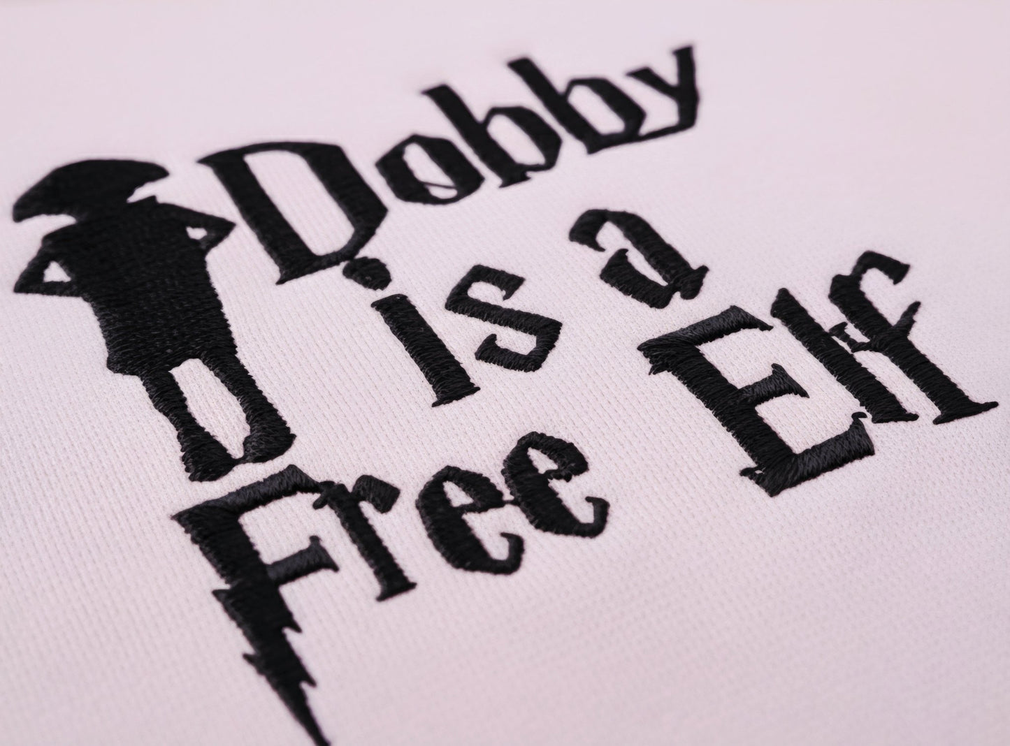 Premium High Quality "Dobby is a Free Elf" Embroidered Sweatshirt - Slay Hoodies