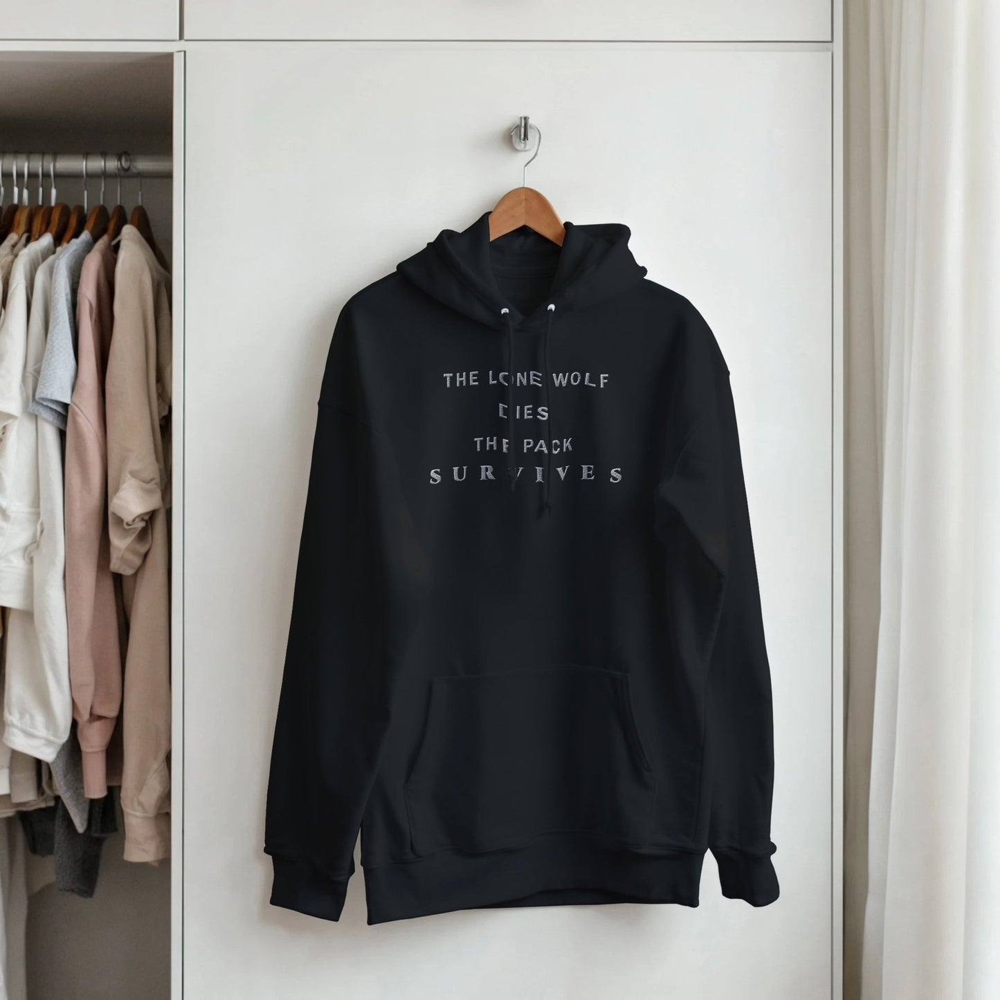 Premium High Quality "House Stark Quote" Embroidered Hoodie - Slay Hoodies