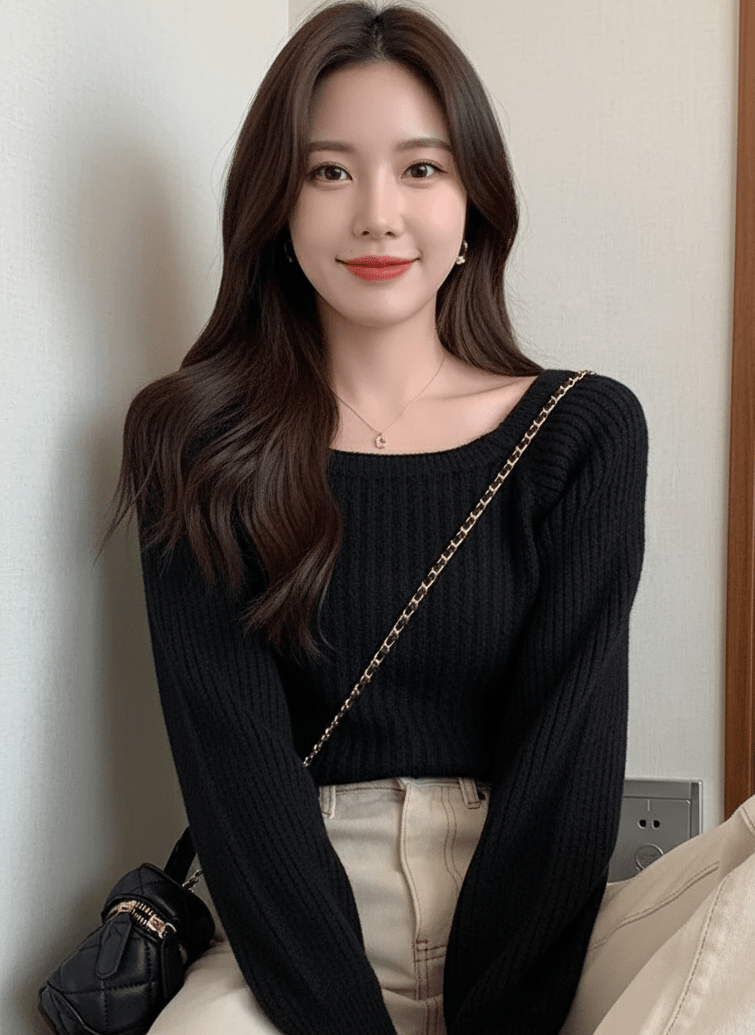 Cozy Boat Neck Ribbed Knit Sweater - Slay Hoodies