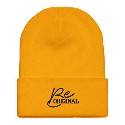 Embroidered Beanie : Premium Cuffed - Be Original - Slay Hoodies