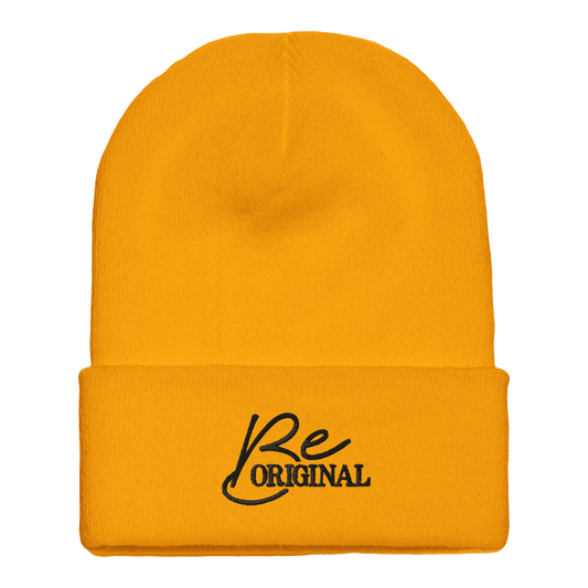 Embroidered Beanie : Premium Cuffed - Be Original - Slay Hoodies