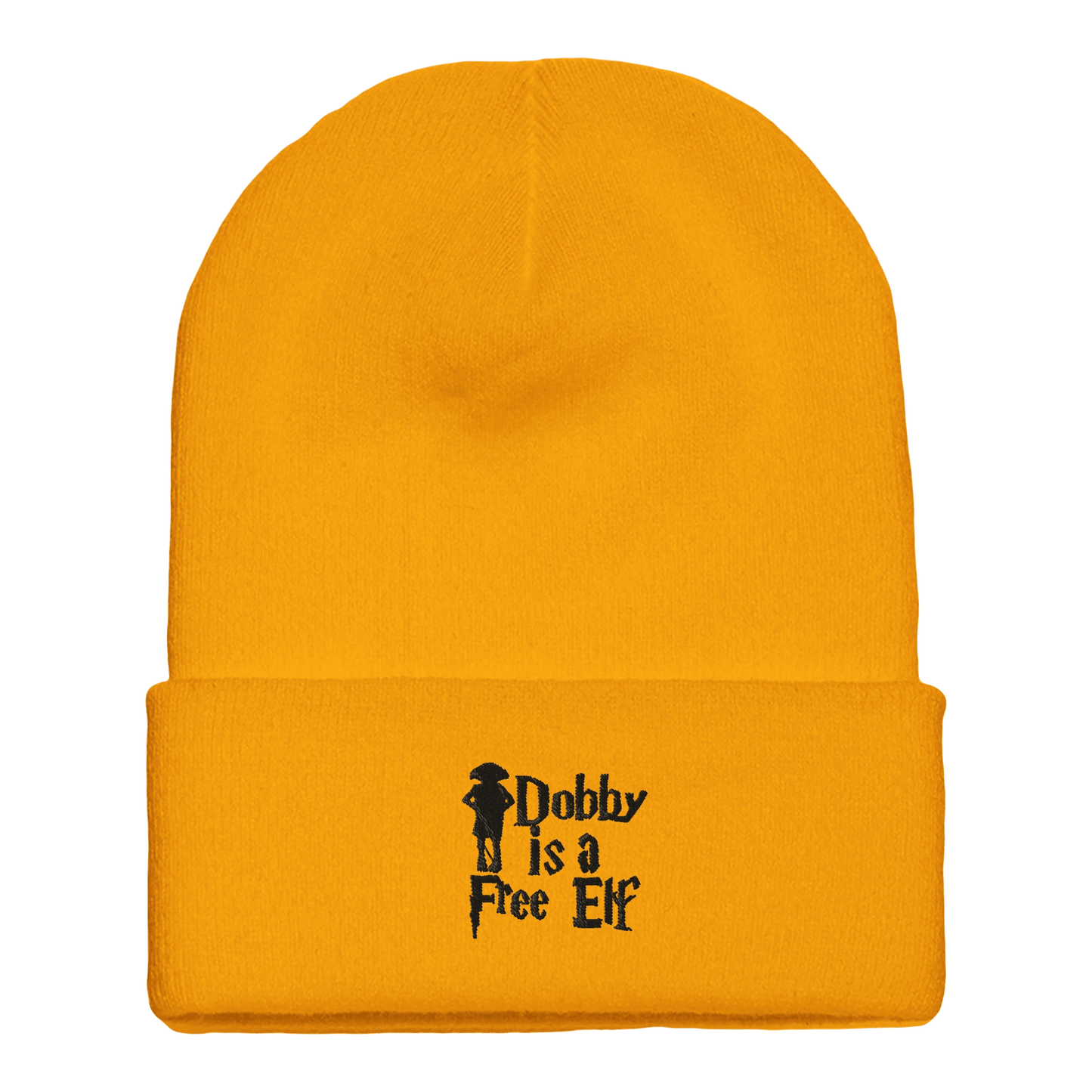 Embroidered Beanie : Premium Cuffed - Dobby is a Free Elf - Slay Hoodies