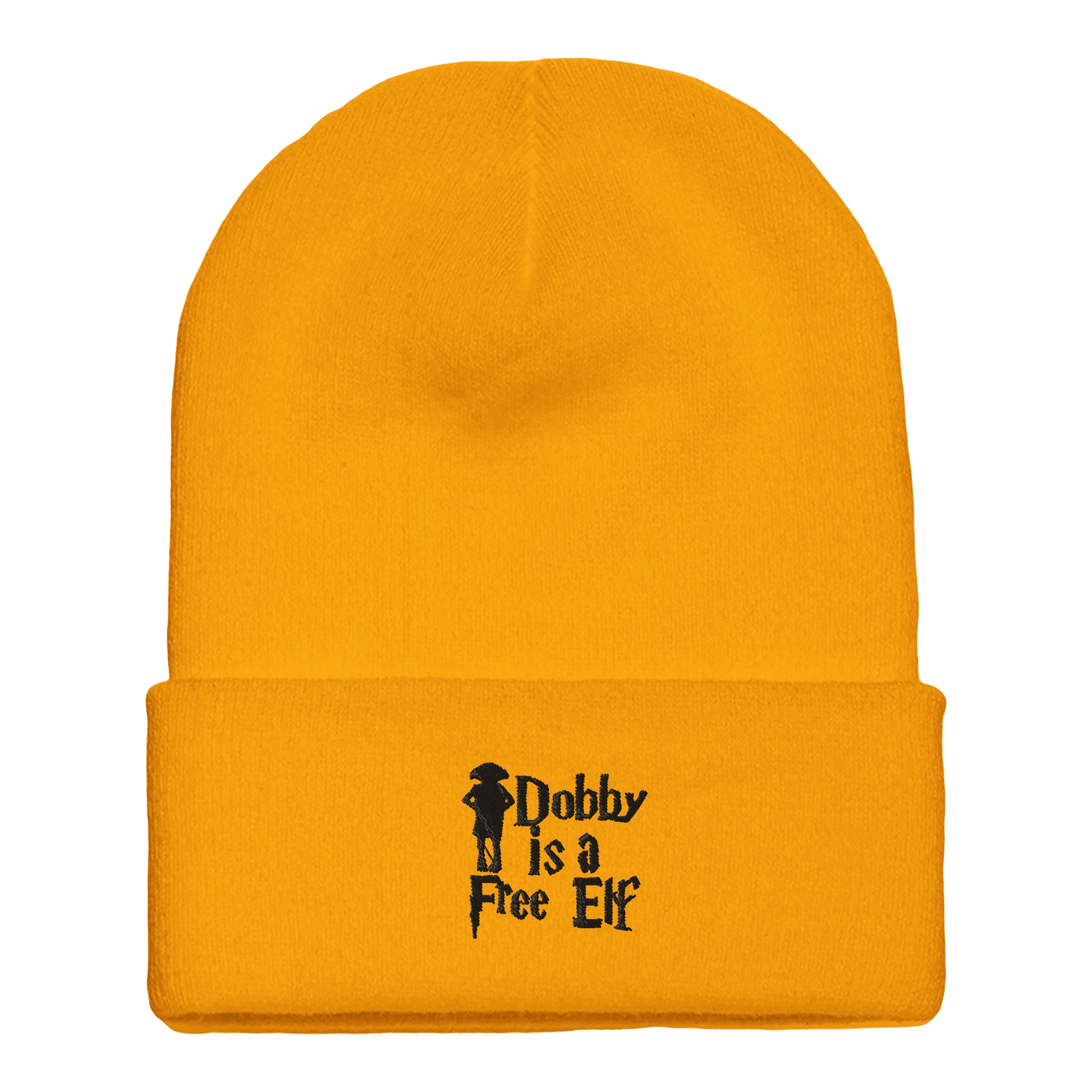 Embroidered Beanie : Premium Cuffed - Dobby is a Free Elf - Slay Hoodies