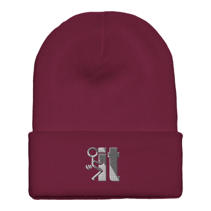 Embroidered Beanie : Premium Cuffed - F**K It - Slay Hoodies