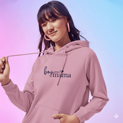 Embroidered Hoodie : Boy Mama - Slay Hoodies