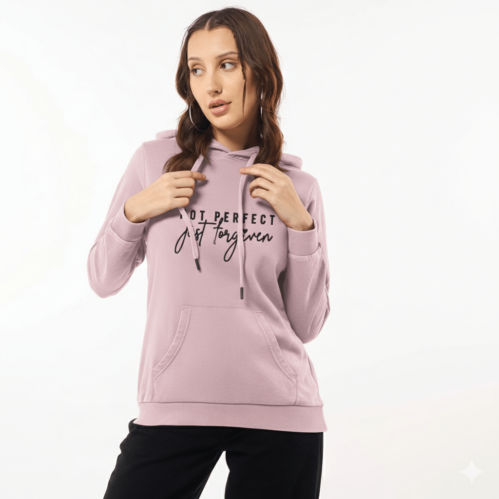 Embroidered Hoodie : Not Perfect - Slay Hoodies