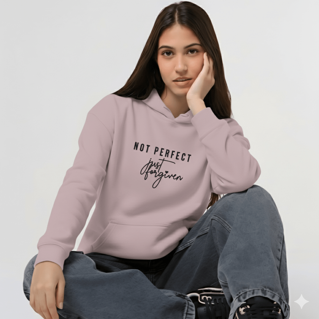 Embroidered Hoodie : Not Perfect - Slay Hoodies