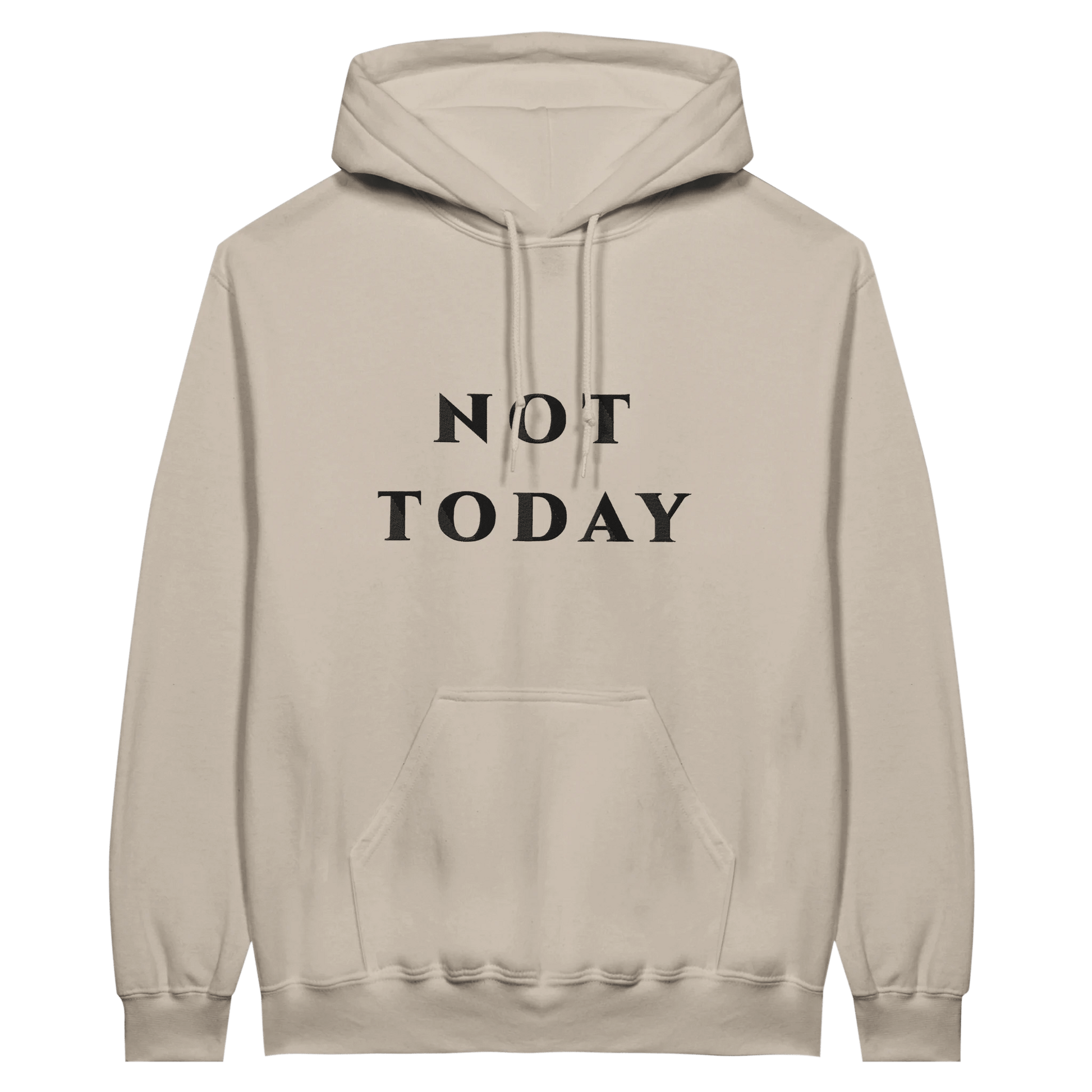 Embroidered Hoodie: Not Today - Game of Thrones - Slay Hoodies