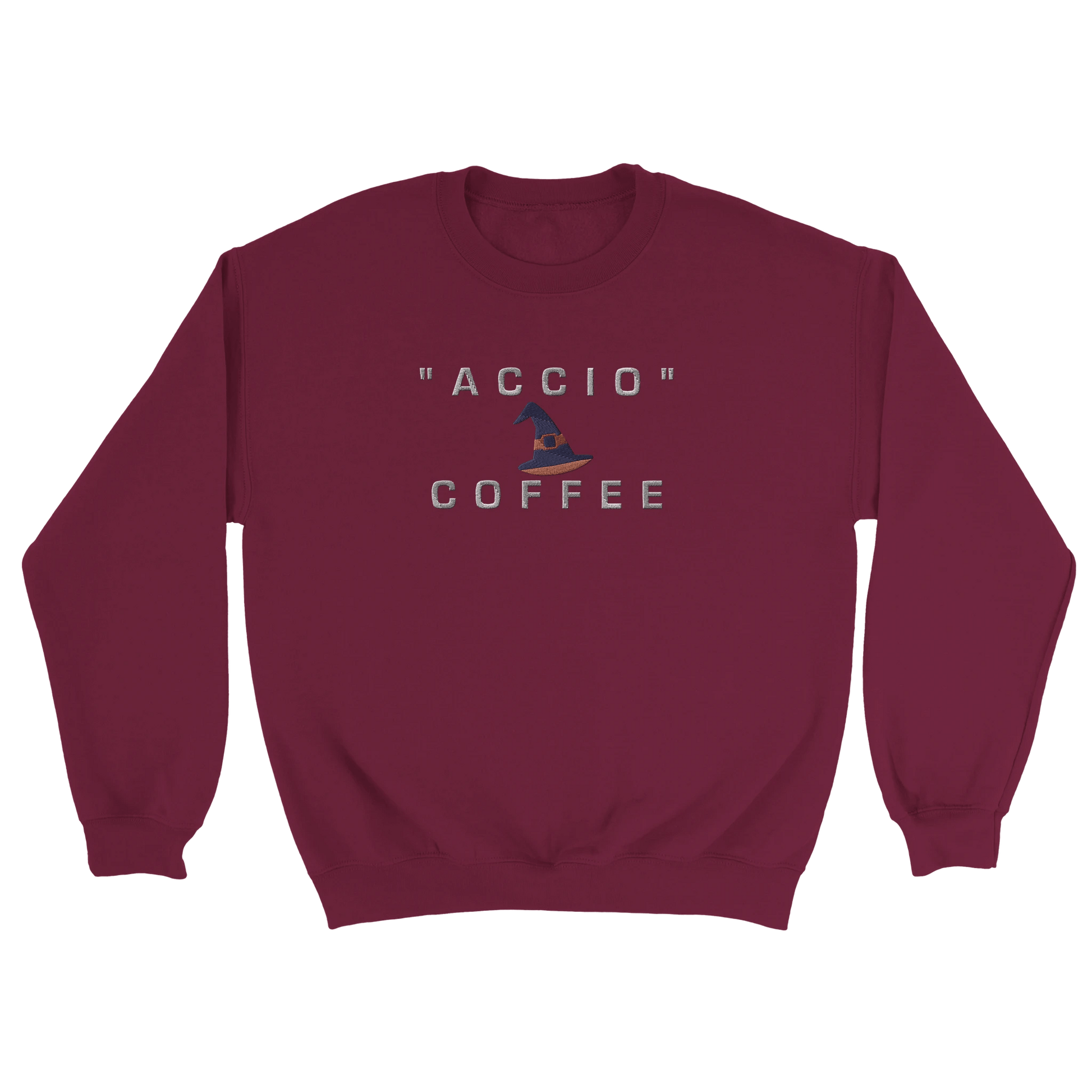 Embroidered Sweatshirt : Accio Coffee - Harry Potter - Slay Hoodies