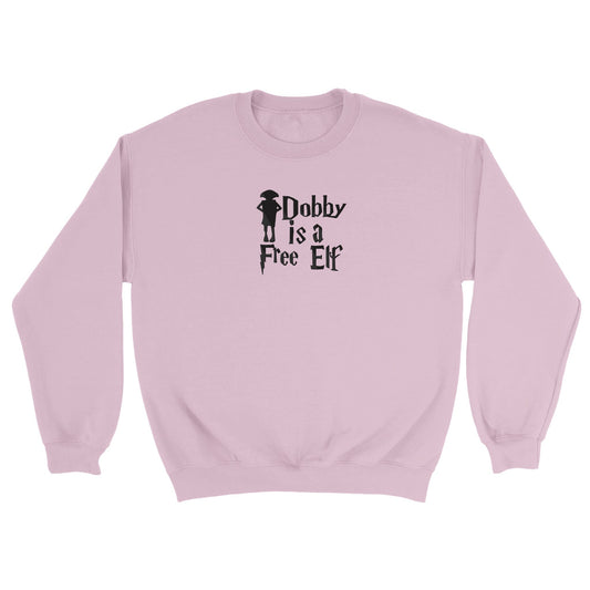 Embroidered Sweatshirt : Dobby is a Free Elf - Harry Potter - Slay Hoodies
