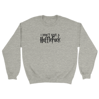 Embroidered Sweatshirt : Don't Give A Huffle : Harry Potter Fan Apparel - Slay Hoodies
