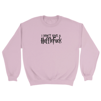 Embroidered Sweatshirt : Don't Give A Huffle : Harry Potter Fan Apparel - Slay Hoodies
