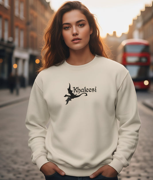 Embroidered Sweatshirt : Khaleesi - Game of Thrones - Slay Hoodies