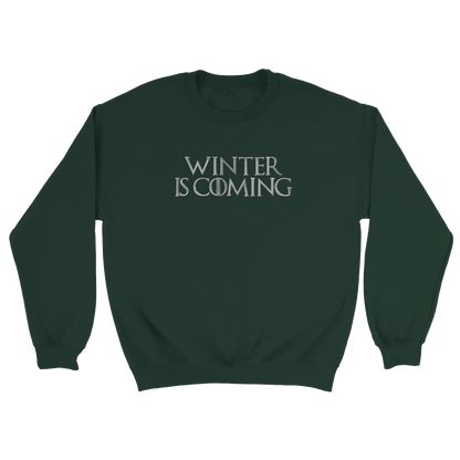 Embroidered Sweatshirt : Winter is Coming - Game of Thrones - Slay Hoodies