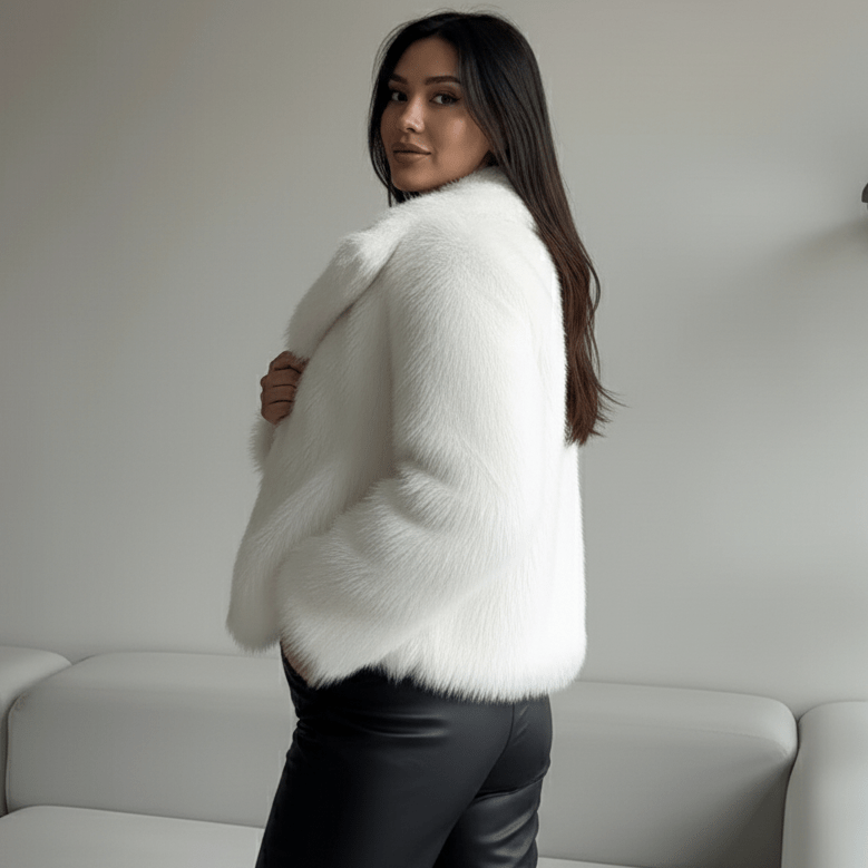 High Street Luxe Faux Fur Jacket - Slay Hoodies