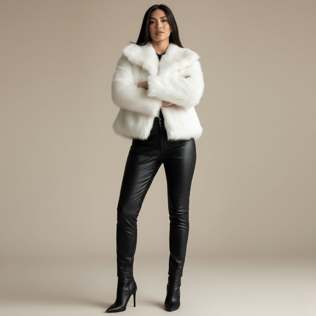High Street Luxe Faux Fur Jacket - Slay Hoodies