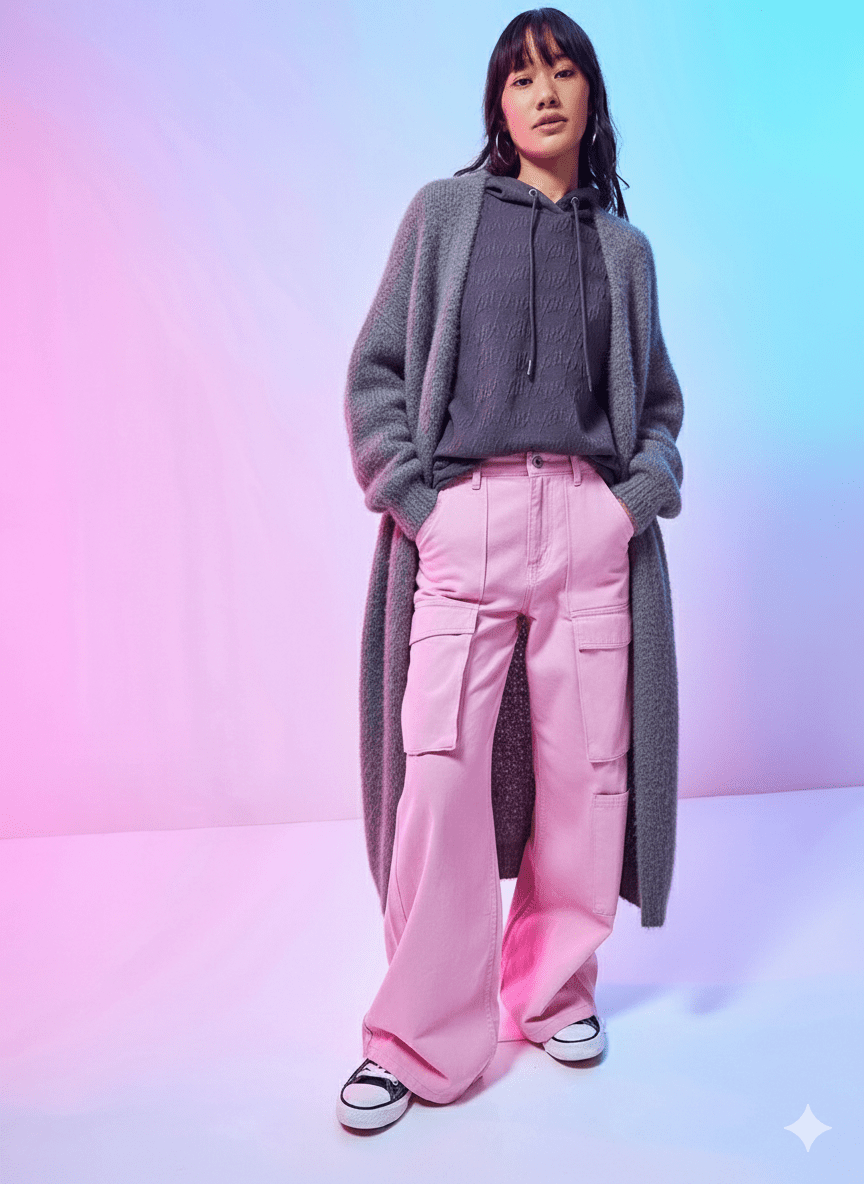 Knee Length Fleece Knitted Cardigan - Slay Hoodies