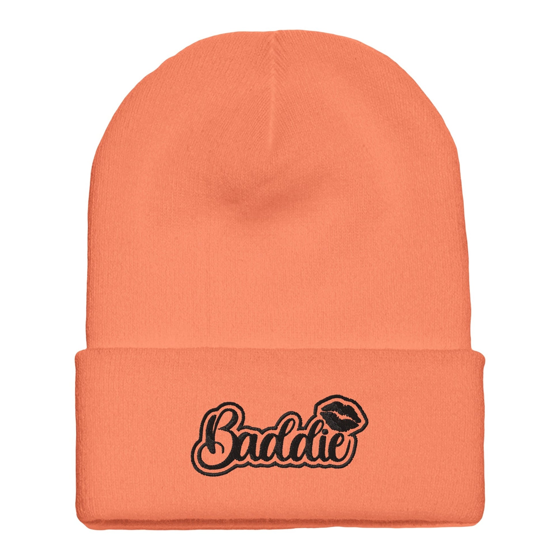 Premium Cuffed "Baddie" Embroidered Beanie - Slay Hoodies