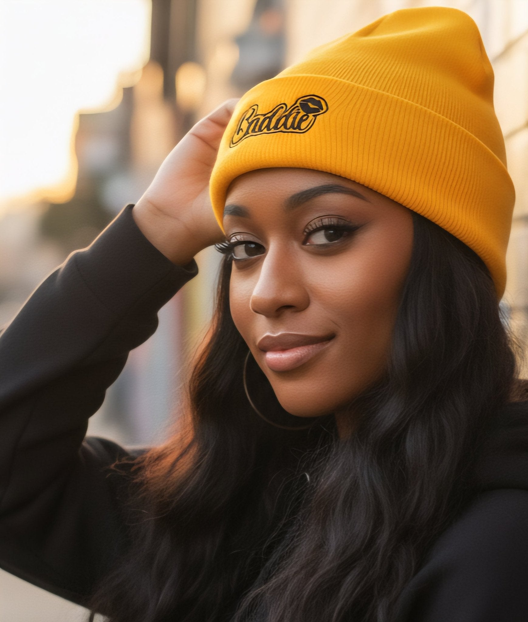 Premium Cuffed "Baddie" Embroidered Beanie - Slay Hoodies