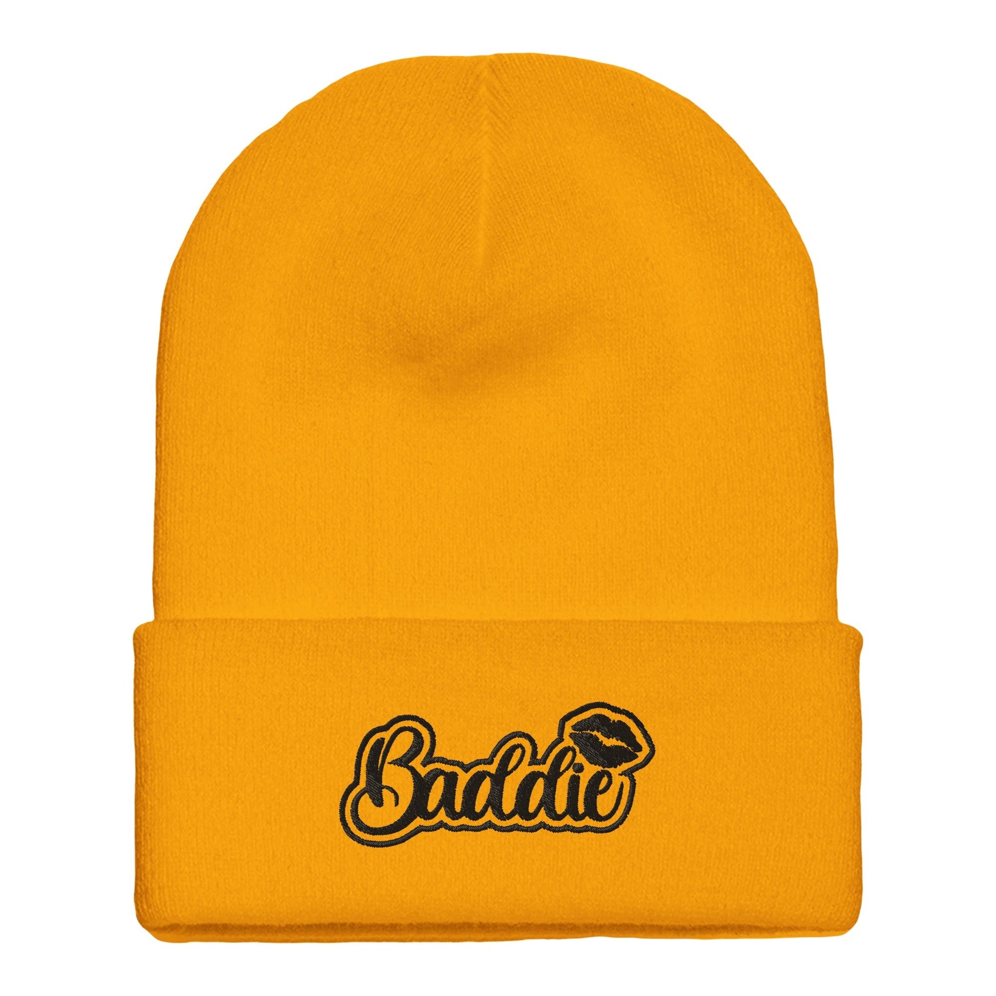 Premium Cuffed "Baddie" Embroidered Beanie - Slay Hoodies