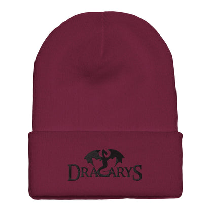 Premium Cuffed "Dracarys" Embroidered Beanie - Slay Hoodies