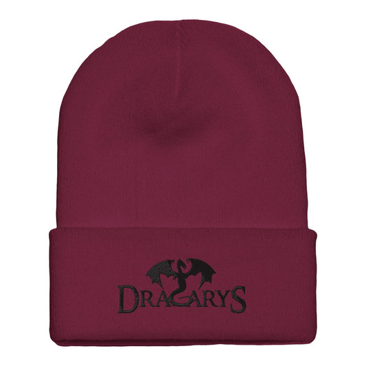 Premium Cuffed "Dracarys" Embroidered Beanie - Slay Hoodies
