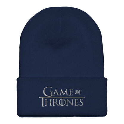 Premium Cuffed "Game Of Thrones" Embroidered Beanie - Slay Hoodies