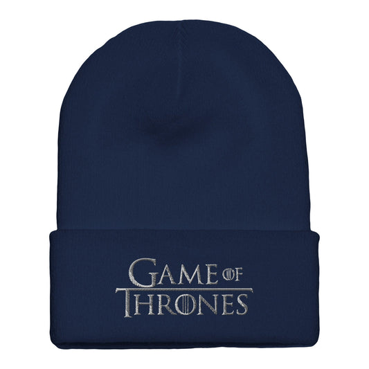 Premium Cuffed "Game Of Thrones" Embroidered Beanie - Slay Hoodies