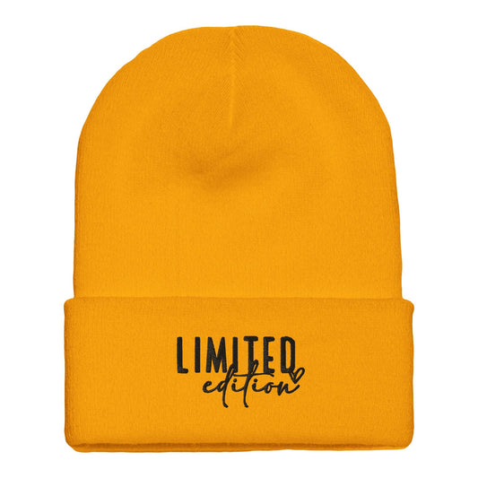 Premium Cuffed "Limited Edition" Embroidered Beanie - Slay Hoodies