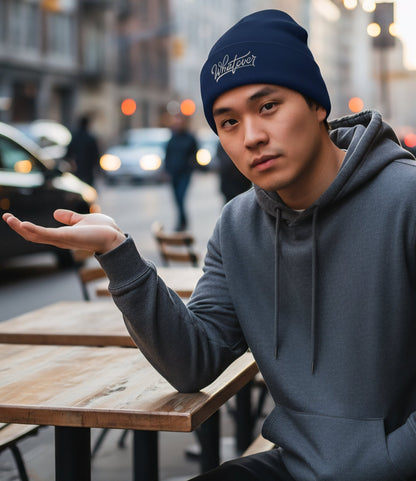 Premium Cuffed "Whatever" Embroidered Beanie - Slay Hoodies