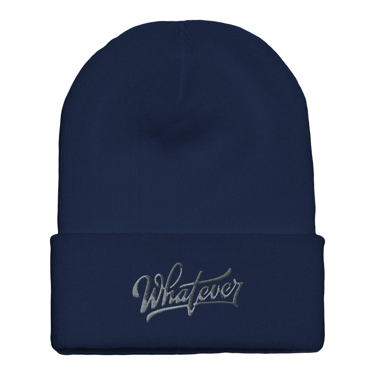 Premium Cuffed "Whatever" Embroidered Beanie - Slay Hoodies