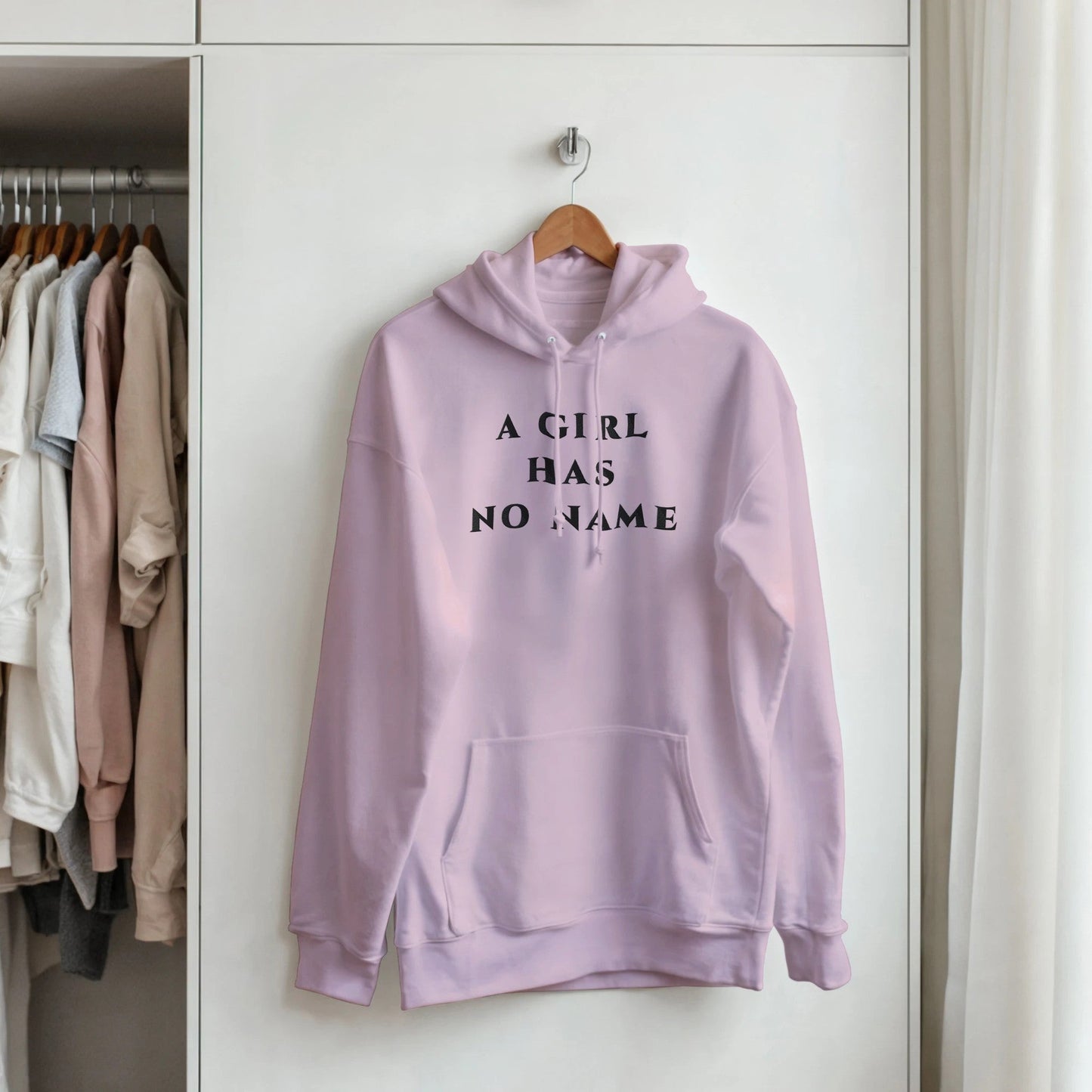 Premium High Quality "A Girl Has No Name" Embroidered Hoodie - Slay Hoodies