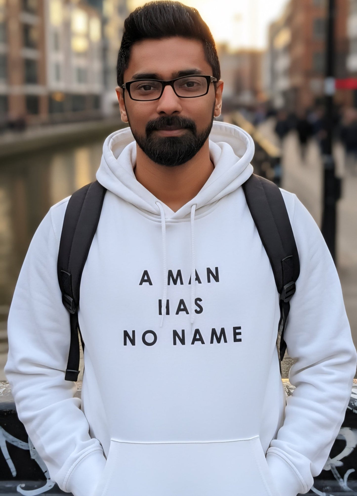 Premium High Quality "A Man Has No Name" Embroidered Hoodie - Slay Hoodies