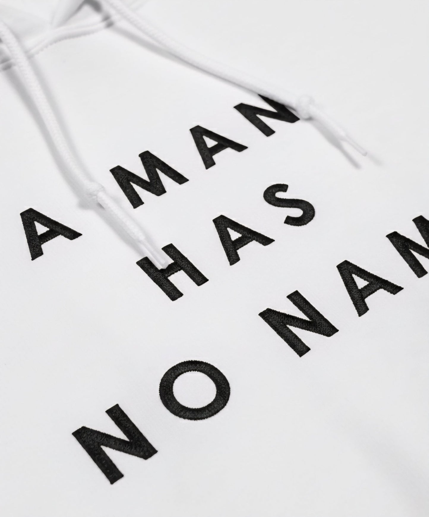 Premium High Quality "A Man Has No Name" Embroidered Hoodie - Slay Hoodies
