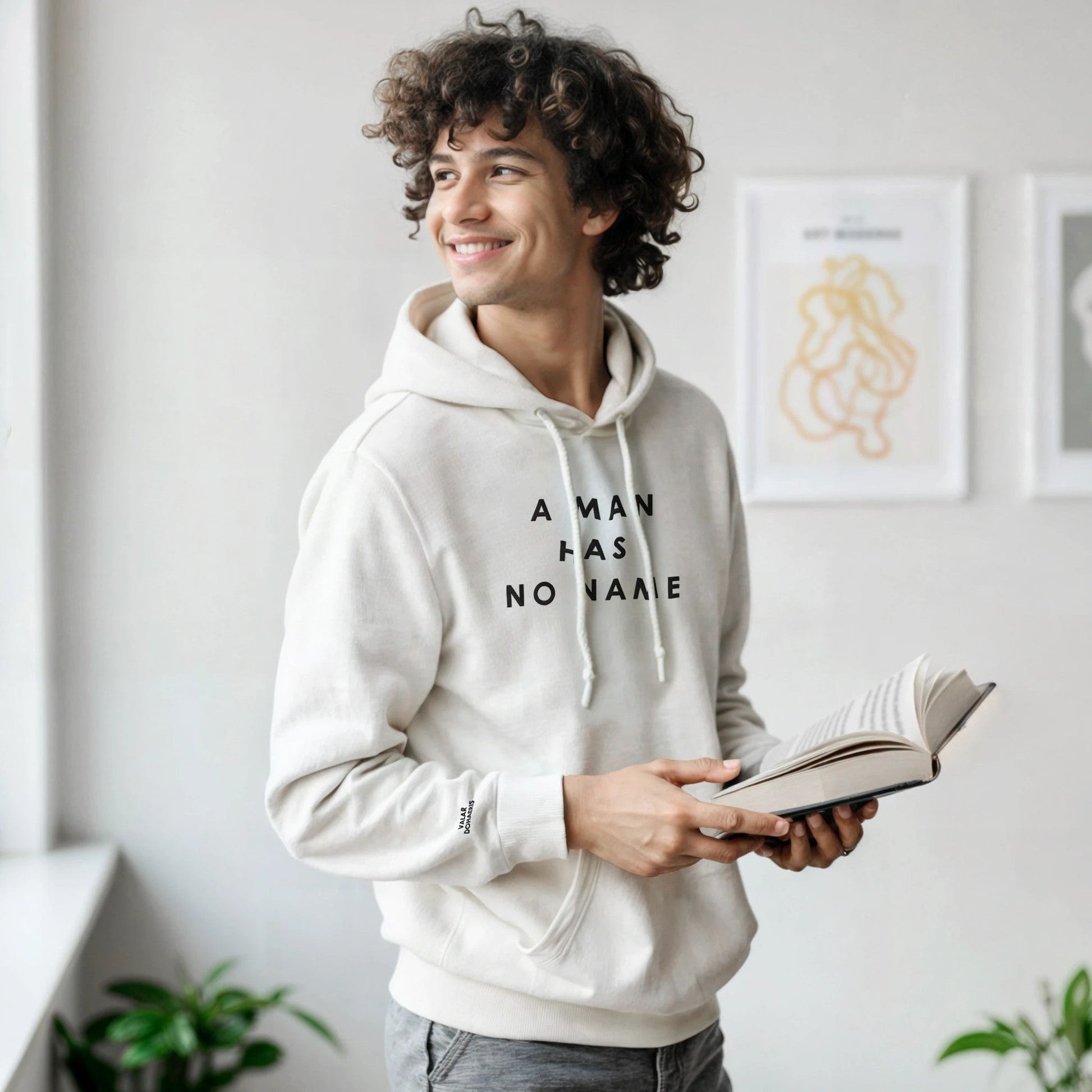 Premium High Quality "A Man Has No Name" Embroidered Hoodie - Slay Hoodies