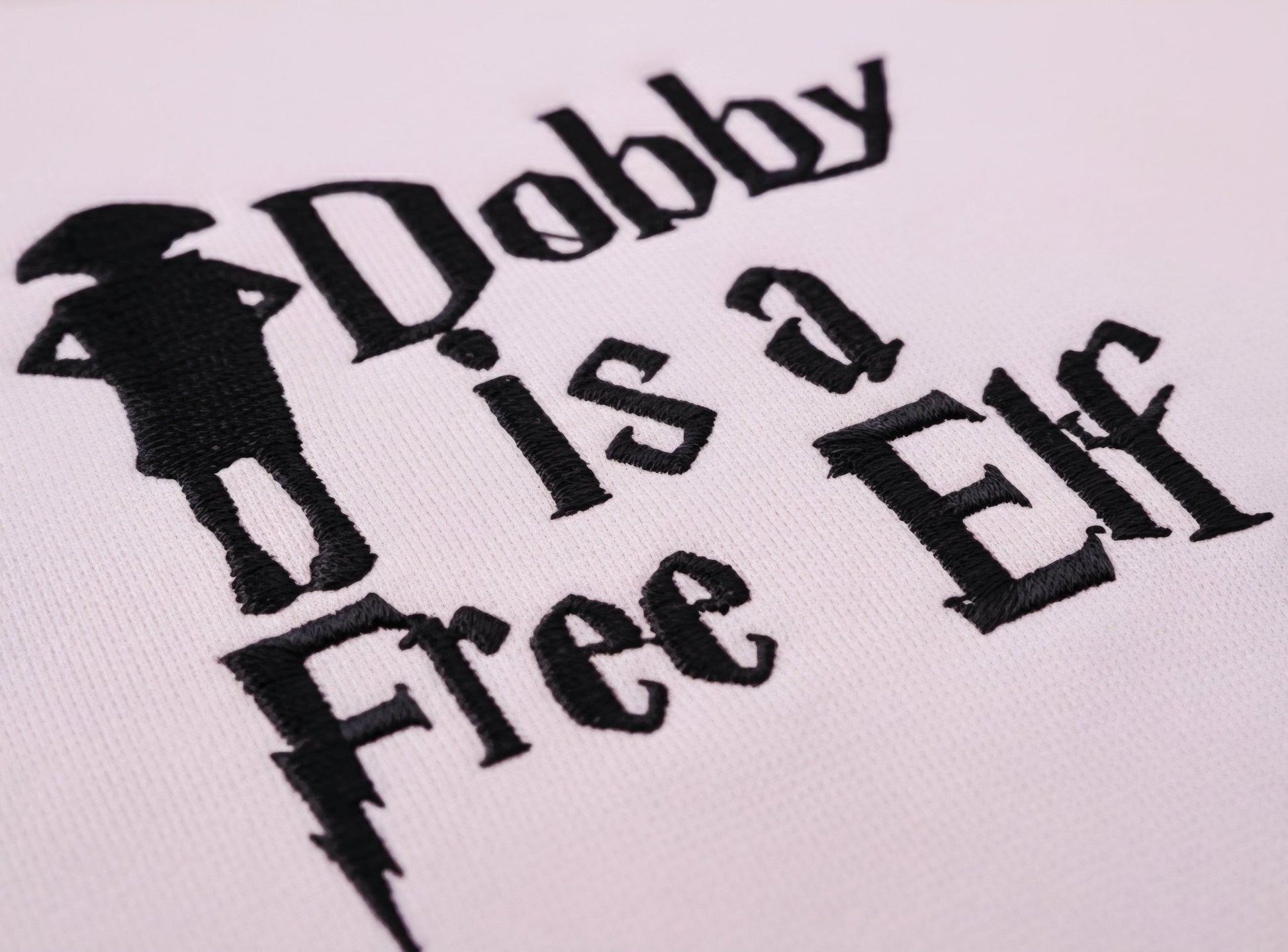 Premium High Quality "Dobby is a Free Elf" Embroidered Sweatshirt - Slay Hoodies