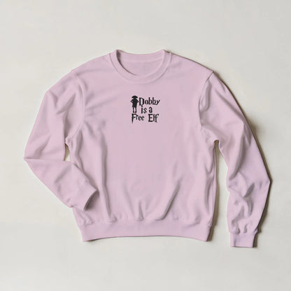 Premium High Quality "Dobby is a Free Elf" Embroidered Sweatshirt - Slay Hoodies