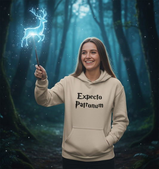 Premium High Quality "Expecto Patronum" Embroidered Hoodie - Slay Hoodies