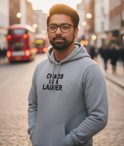 Premium High Quality Triple Embroidered "Chaos Is A Ladder" Hoodie - Slay Hoodies
