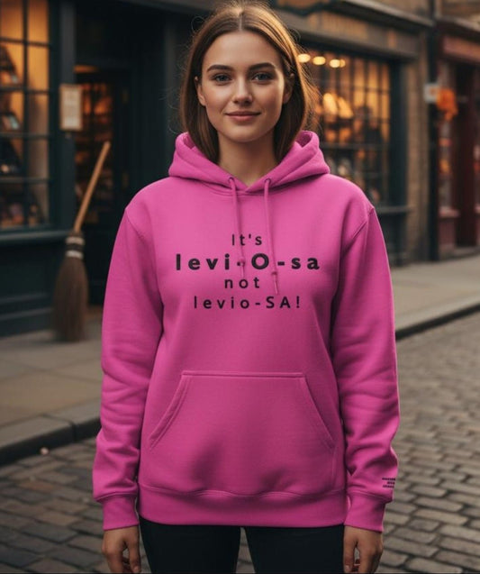 Premium High Quality Triple Embroidered "Wingardium Leviosa Spell" Hoodie - Slay Hoodies