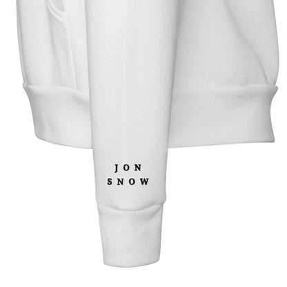 Premium Quality Triple Embroidered "You Know Nothing" Hoodie - Slay Hoodies