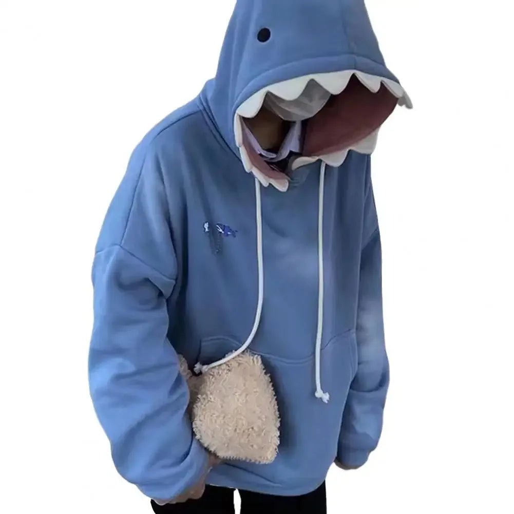 Shark Patchwork Pull - Over Hoodie - Slay Hoodies