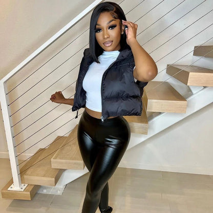 Sleeveless Quilted Jacket - Slay Hoodies