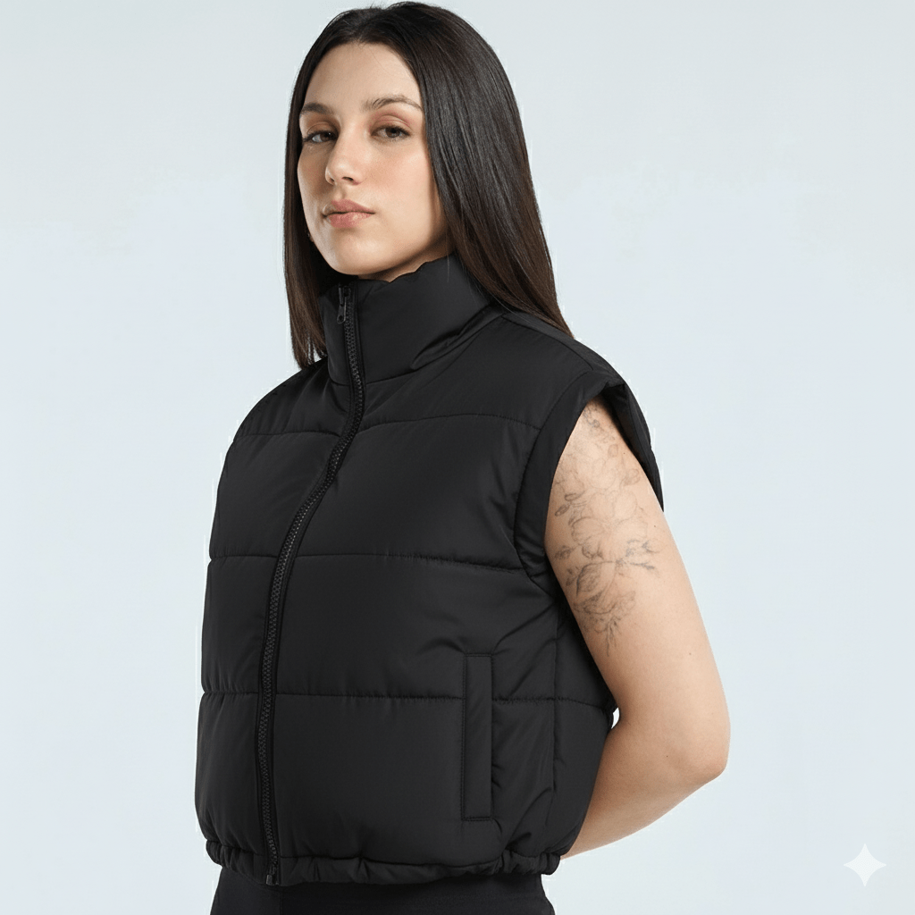 Sleeveless Quilted Jacket - Slay Hoodies