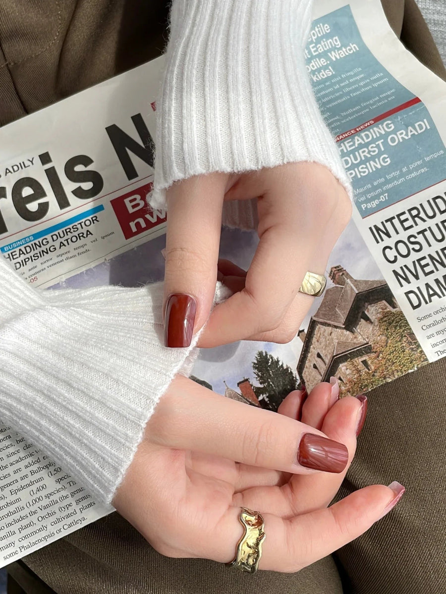 V - neck Chic Ribbed Bodycon Jumper - Slay Hoodies