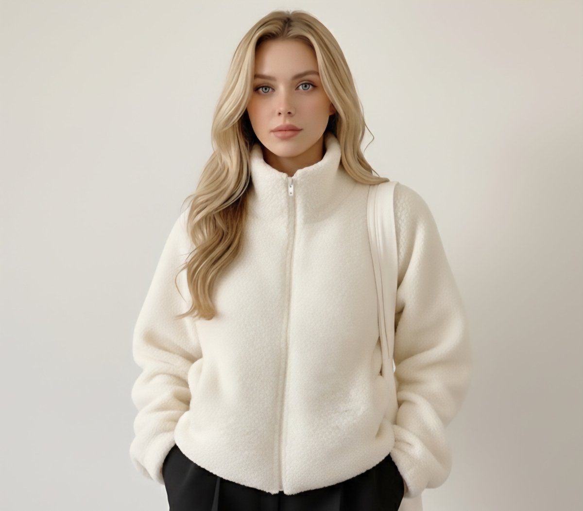 Warm Plush Turtleneck Zipper Jacket - Slay Hoodies