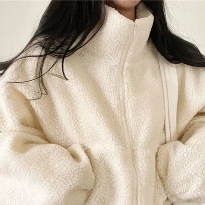 Warm Plush Turtleneck Zipper Jacket - Slay Hoodies